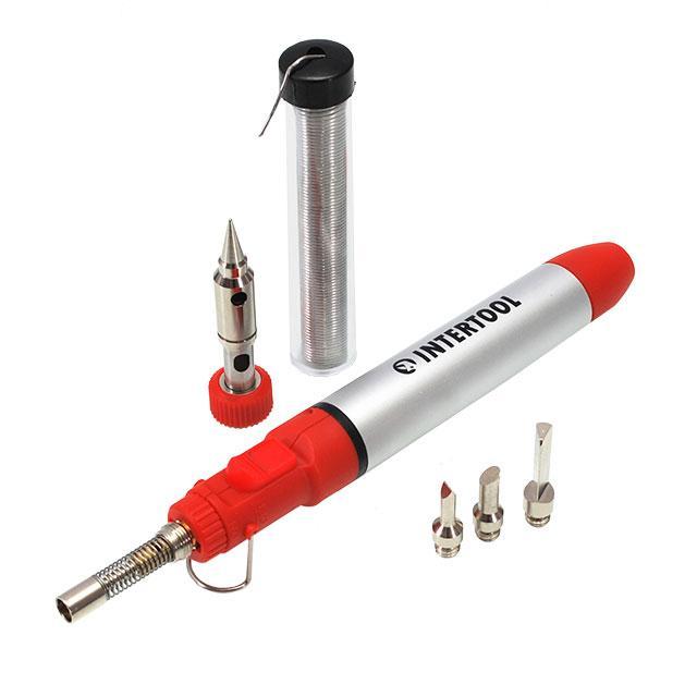 

Микрогорелка Intertool GB-0005 12 мл. с комплектом аксессуаров на 7 ед Красный 00051