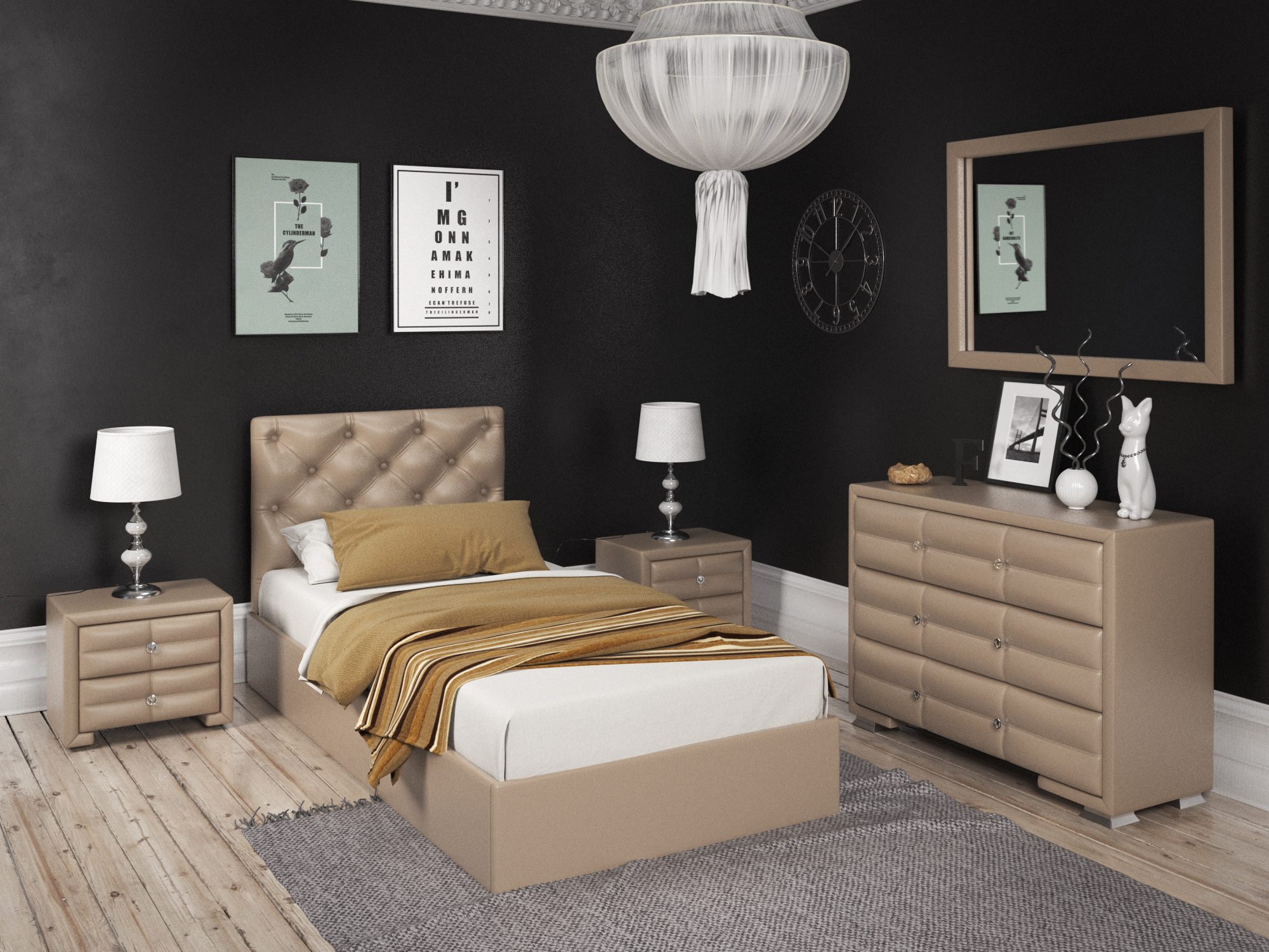 

Кровать Дайкири мини Sentenzo бежевый 900х1900