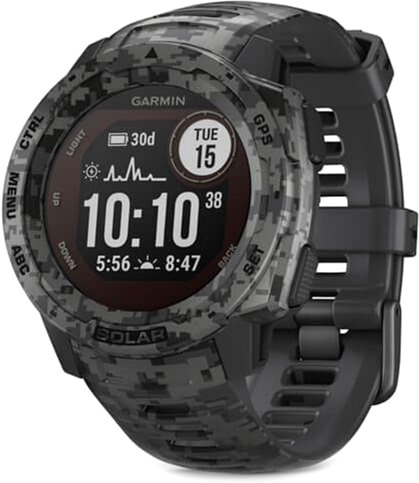 

Спортивные часы Garmin Instinct Solar Graphite Camo (010-02293-05)