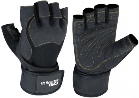 

Перчатки тренировочные Sporter Gym Men Fitness Gloves (148.4 A) XXL Black/Yellow (2009999014515)