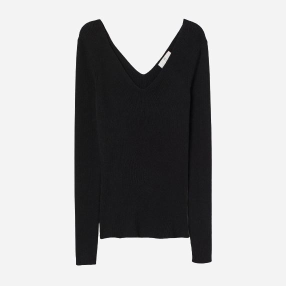 

Пуловер H&M 0759462-0  Черный, Пуловер H&M 0759462-0 XS Черный
