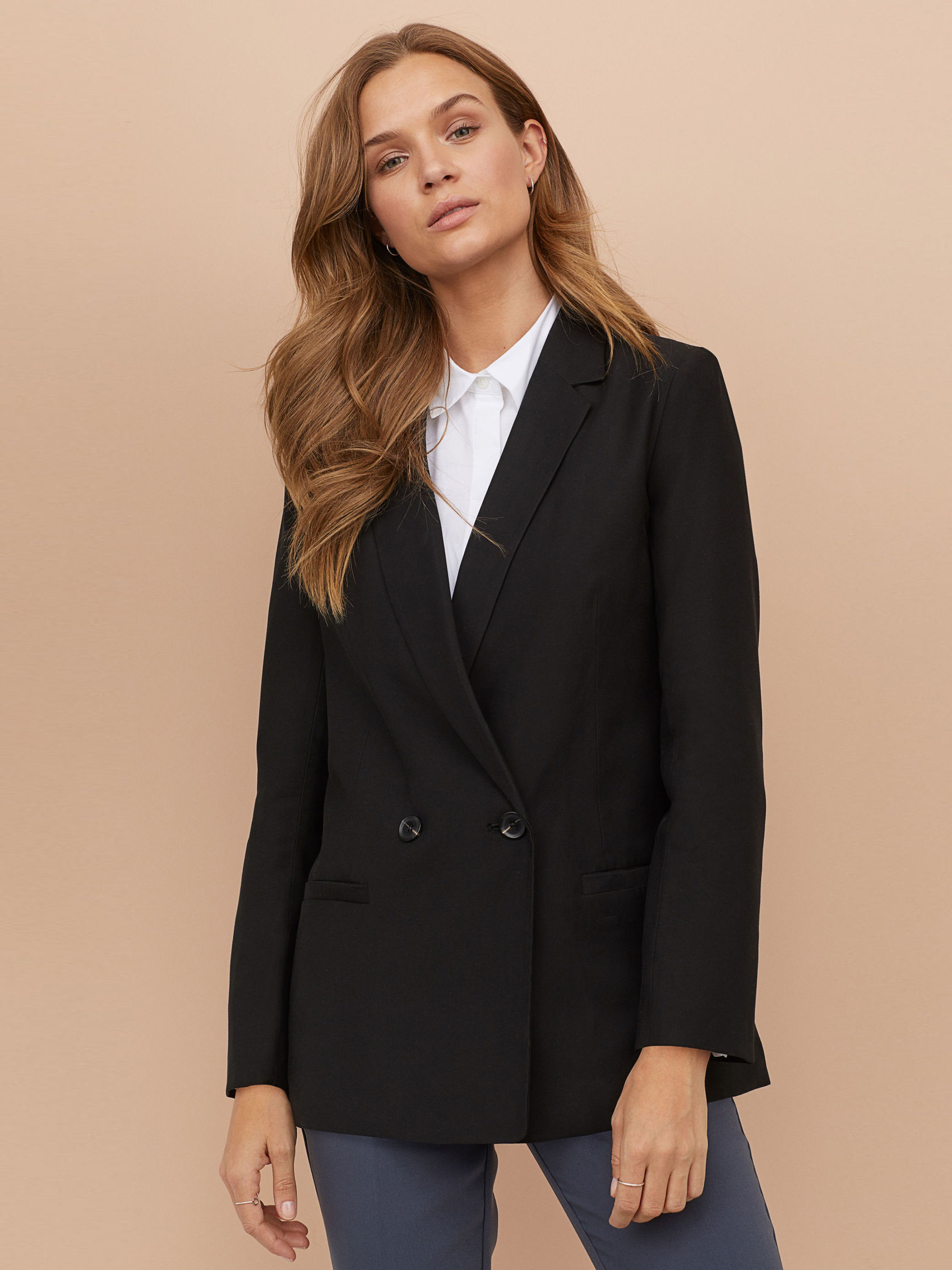 

Жакет H&M 0717879-9  Черный, Жакет H&M 0717879-9 34 Черный