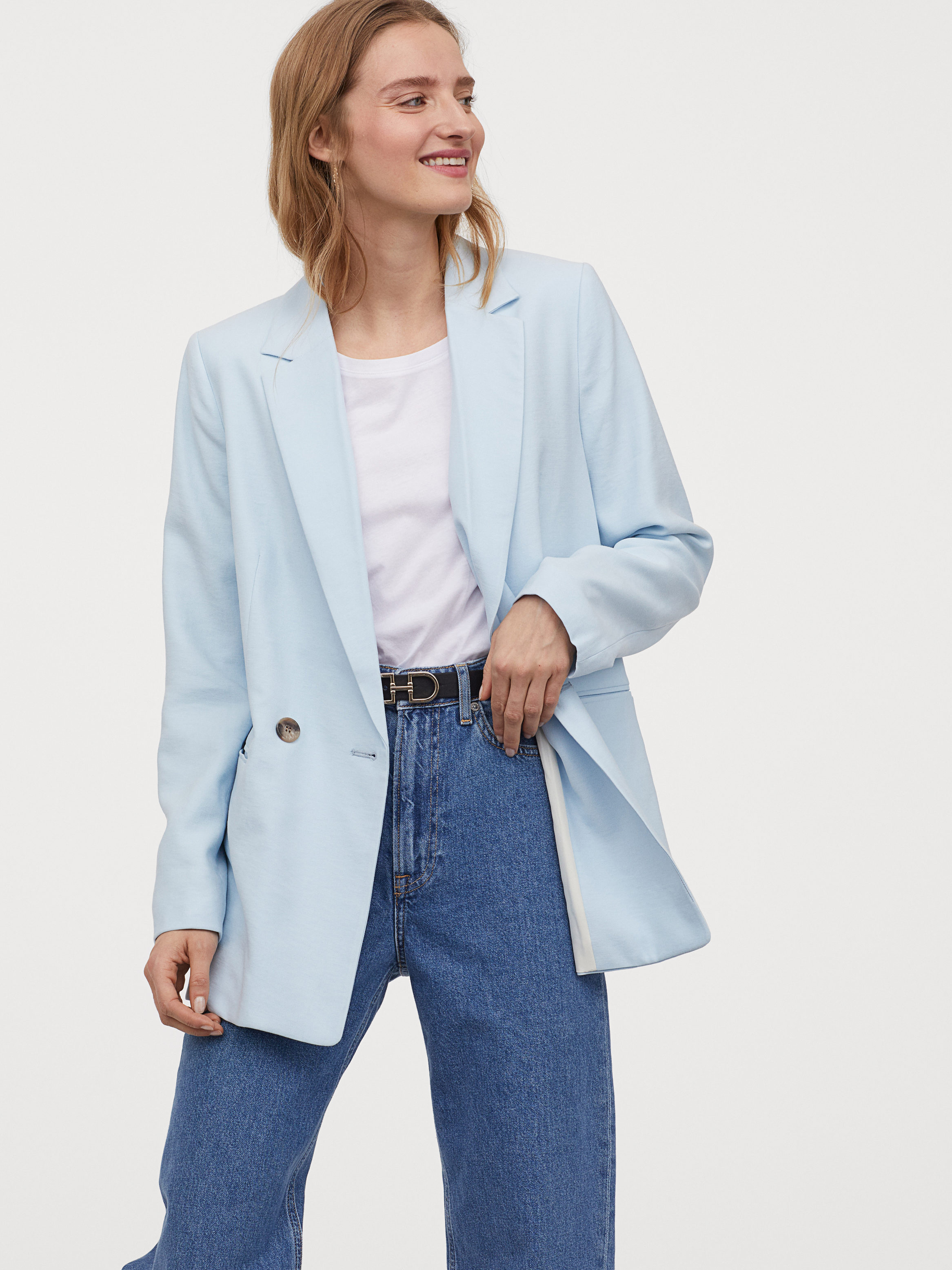 

Жакет H&M 0835008-1 38 Голубой