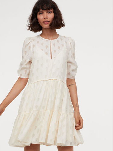 

Платье H&M 0794760-0  Белое, Платье H&M 0794760-0 38 Белое