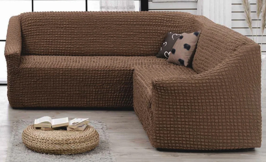 

Чехол на угловой диван Home Collection Evibu без юбки Турция Капучино (NT-092185)