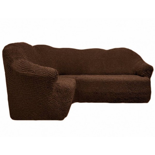 

Чехол на угловой диван Home Collection Evibu без юбки Турция Коричневый (NT-092180)