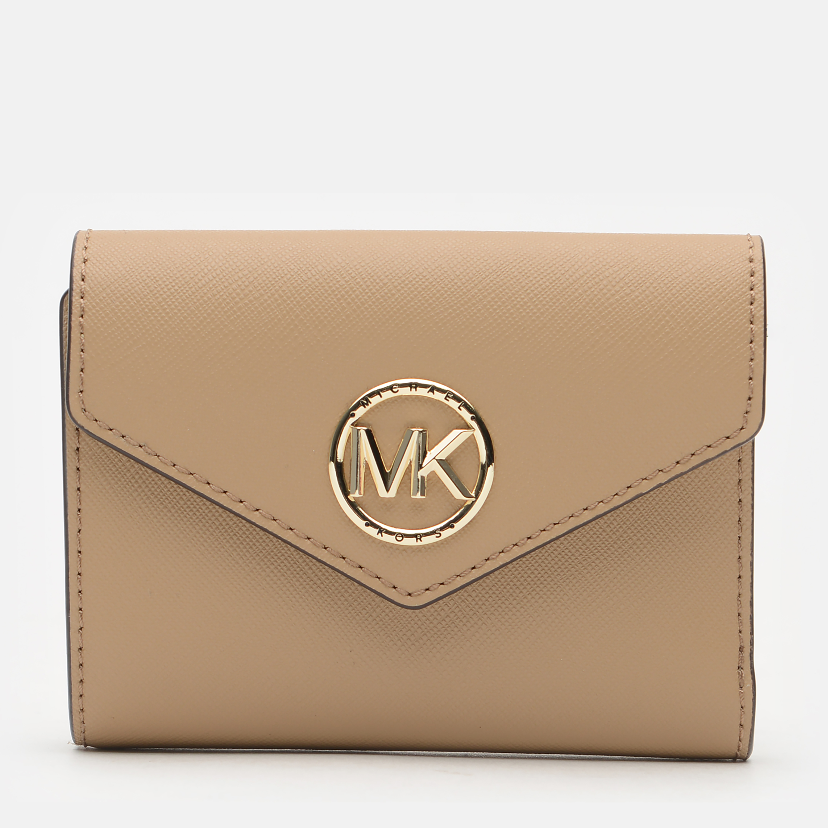 

Женский кошелек кожаный Michael Kors Carmen 34S1LNME6L-222 Camel
