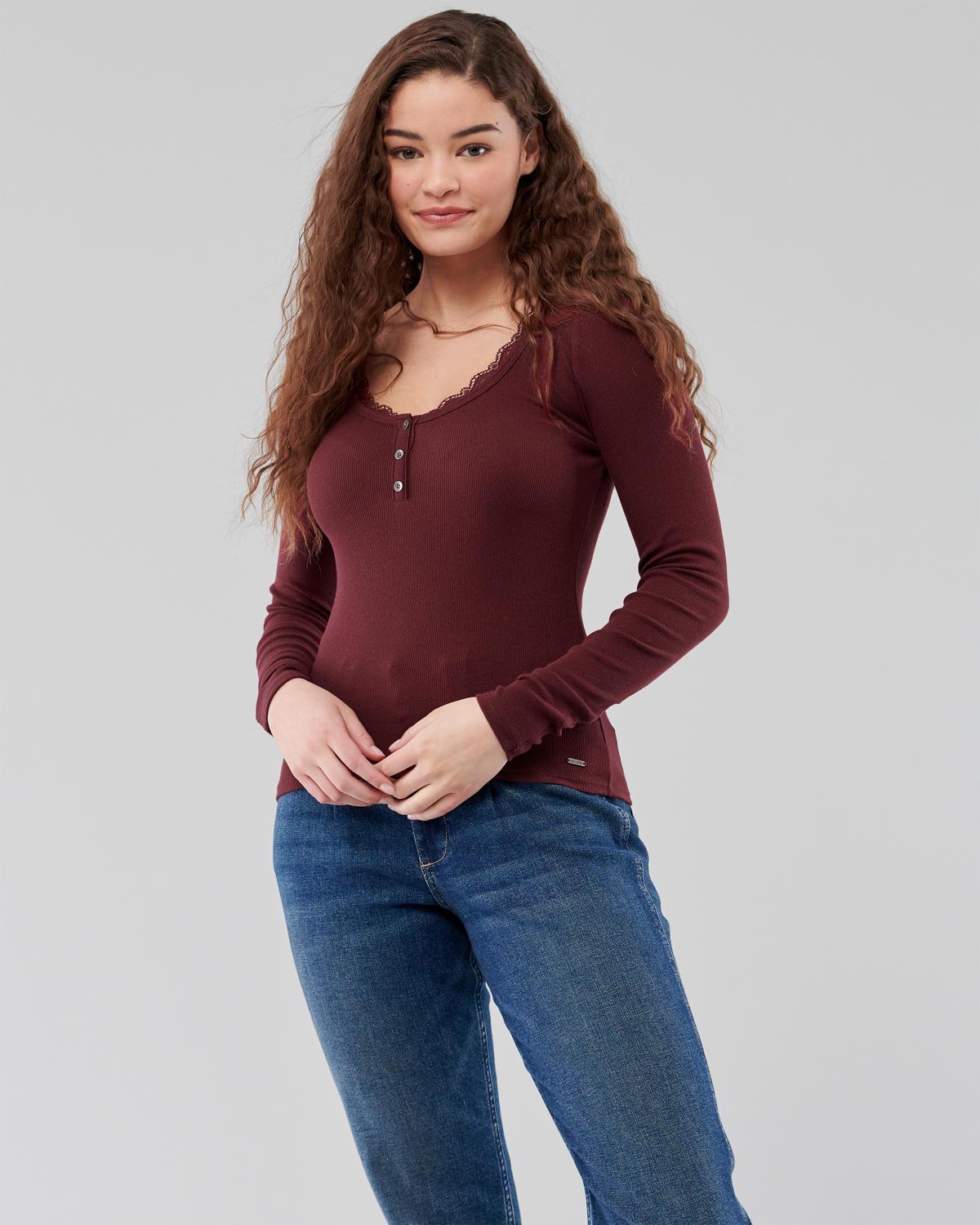 

Кофта женская - кофта Hollister HC7782W  Бордовый, Кофта женская - кофта Hollister HC7782W XS Бордовый