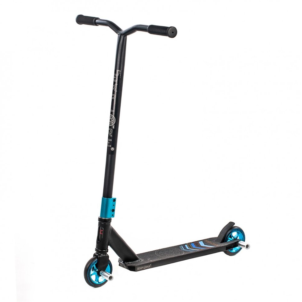 

Самокат трюковый Explore Mystique IRON Premium HIC черный-синий