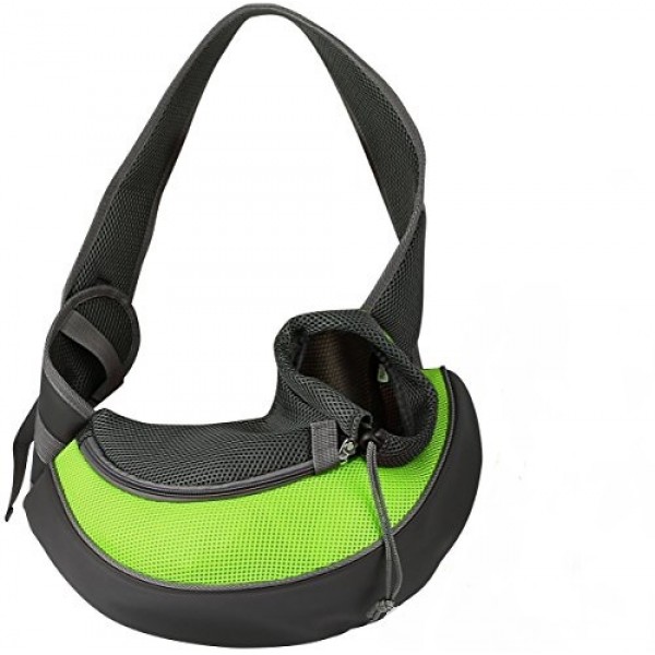 

Сумка слинг для переноски домашних животных CISNO Small Pet Dog Kat 45*25см Grey Green