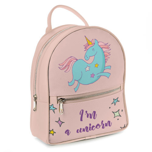 

Рюкзак городской женский Presentville Единорог I'm a unicorn 23x30x7 см