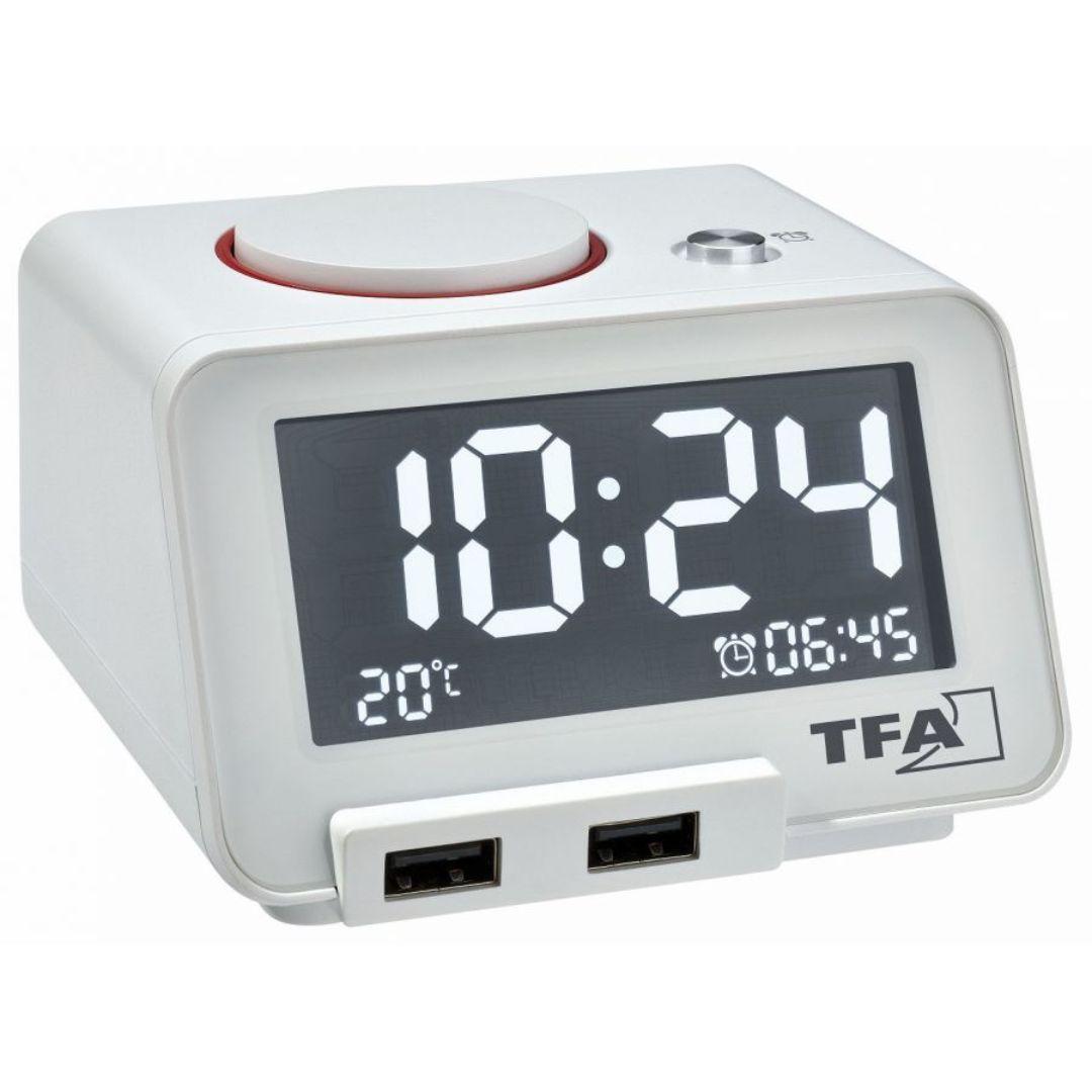 

Будильник с функцией USB зарядки TFA HOMTIME 60201702
