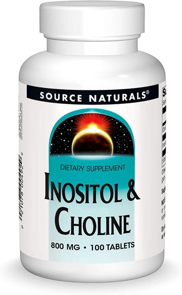 

Холин и Инозитол Inositol Choline Source Naturals 800 мг 100 таблеток (SNS160)