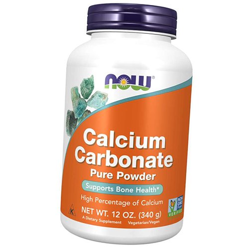 

Кальций Карбонат, Calcium Carbonate Pure Powder, Now Foods 340г (36128159)