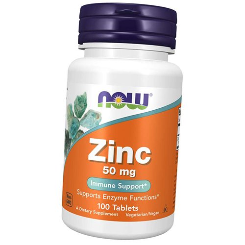

Цинк Глюконат, Zinc 50, Now Foods 100таб (36128197)