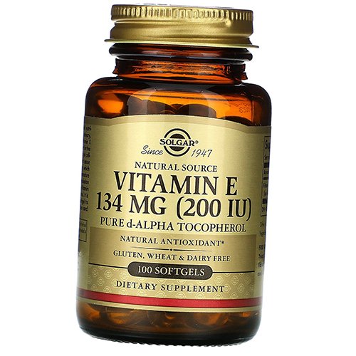 

Натуральный Витамин Е, Vitamin E 200, Solgar 100гелкапс (36313074)