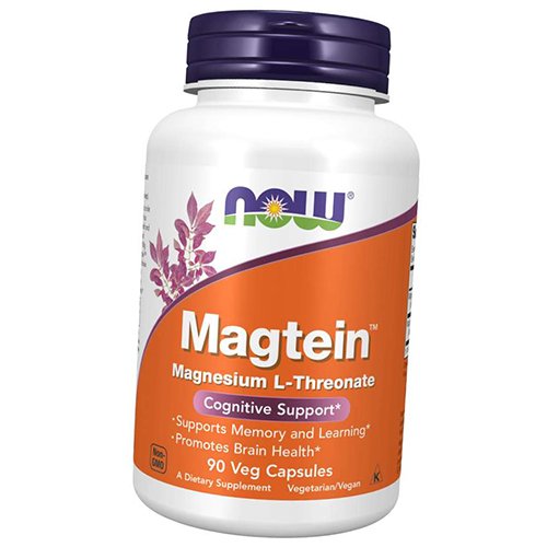 

Магний L-треонат, Magtein, Now Foods 90вегкапс (36128392)