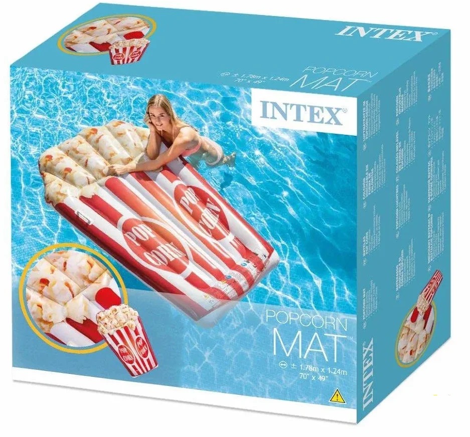 

Надувной матрас Intex Попкорн 58779 (178х124 см) Попкорн