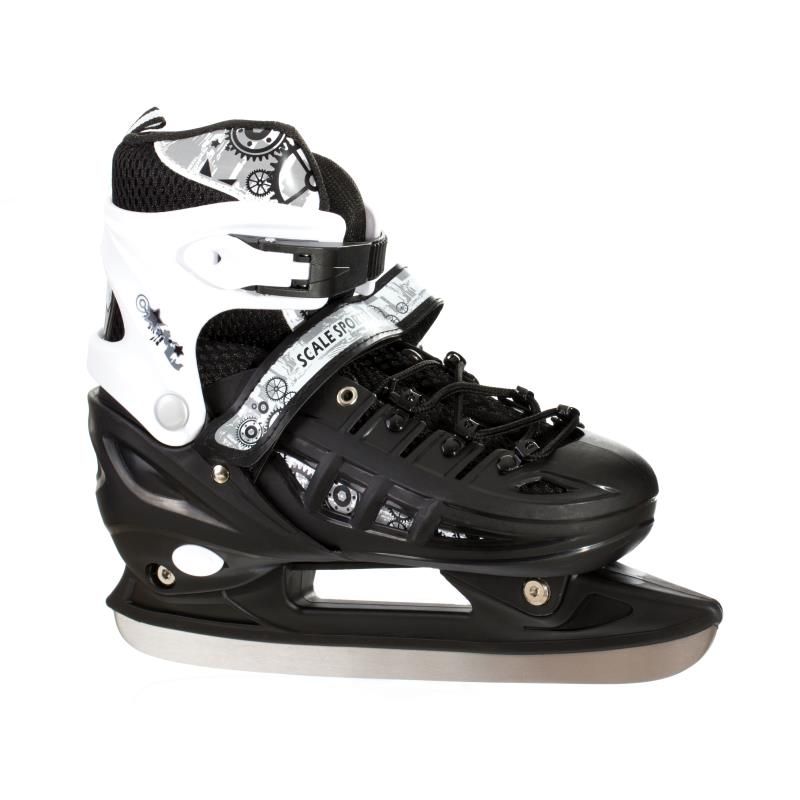 

Коньки раздвижные детские Scale Sports, размер 32,5-35,5, Black