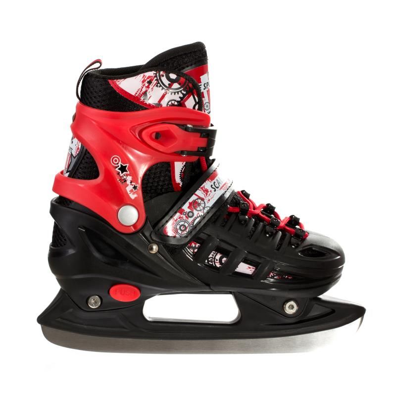 

Коньки раздвижные детские Scale Sports, размер 36-39, Red