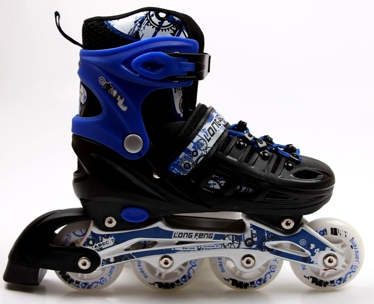 

Раздвижные детские роликовые коньки Scale Sports, размер 36-39, Blue