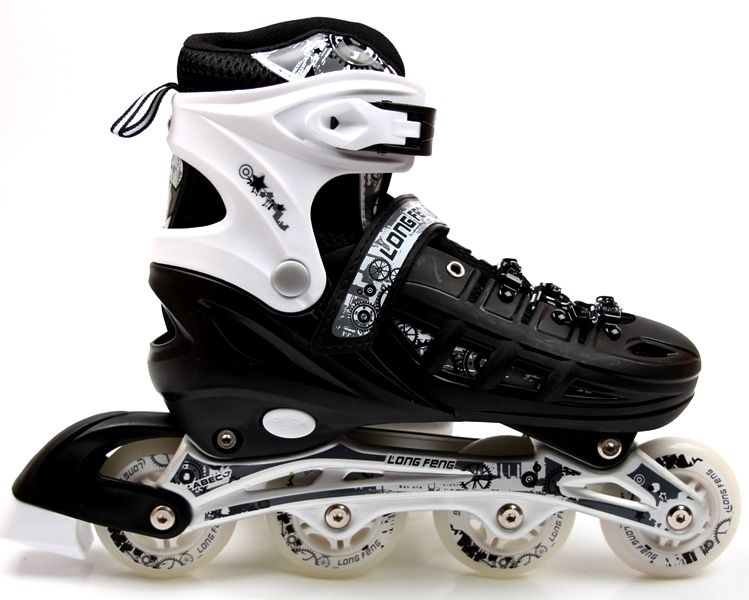 

Раздвижные детские роликовые коньки Scale Sports, размер 32,5-35,5, Black