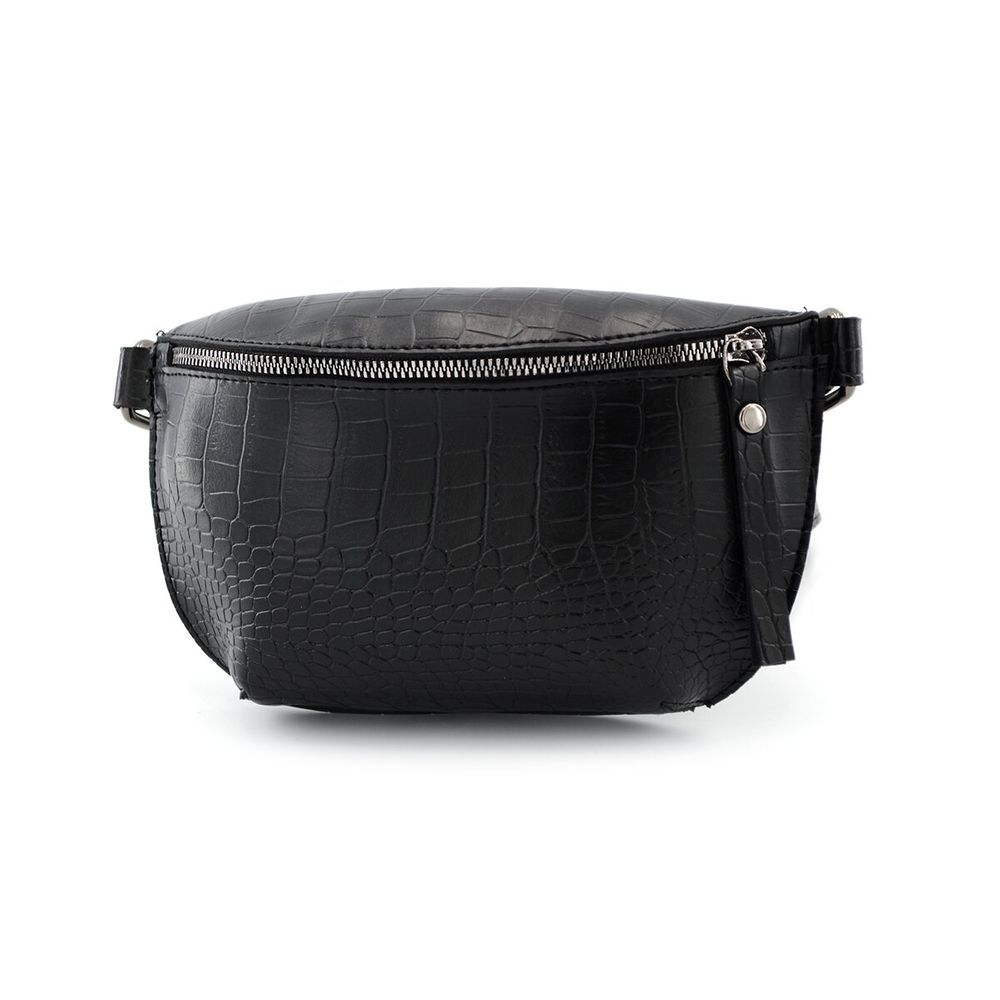 

Сумка женская PoloClub 81-11 черная (кроко)