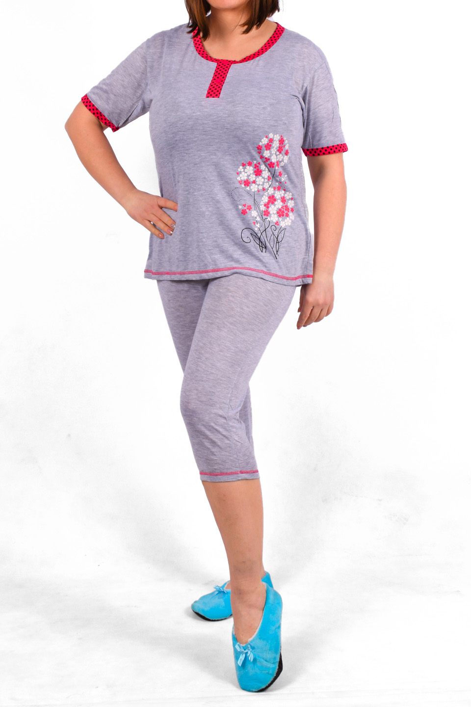 

Комплект Футболка на пуговицах + штаны Collection V123-3. Размер: 4XL 52-54