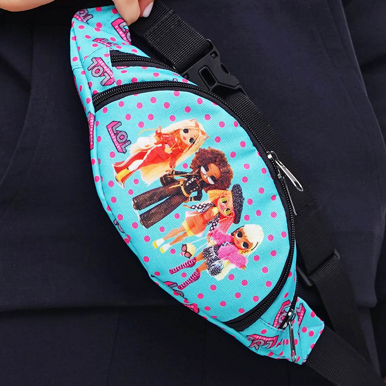 

Сумка на пояс Tiger Rio Print+ Куклы бирюзовые
