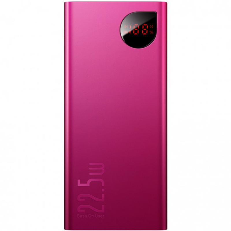 

Дополнительная батарея Baseus Adaman Metal Digital Display Red (PPIMDA-A09)