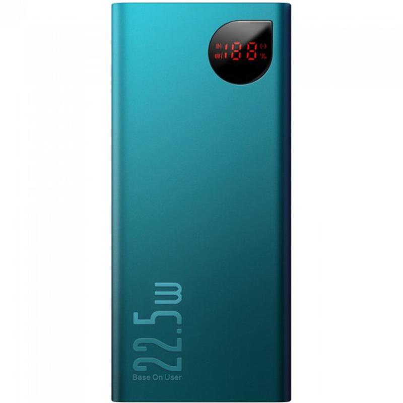 

Дополнительная батарея Baseus Adaman Metal Digital Display Green (PPIMDA-A06)