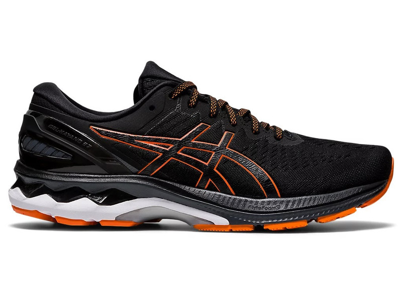 

Мужские кроссовки для бега Asics GEL-KAYANO 27 1011A767-003 BLACK/MARIGOLD ORANGE 2021 46 (EU), 29 (CM), 11,5 (US)