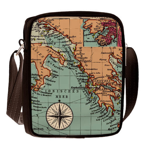 

Сумка для подростков Junior boy Presentville Карта 16x20 см