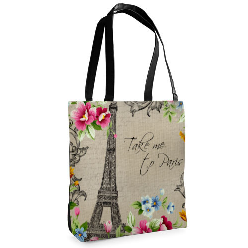 

Сумка женская тканевая Tenderness Presentville Take me, to Paris 37х33 см