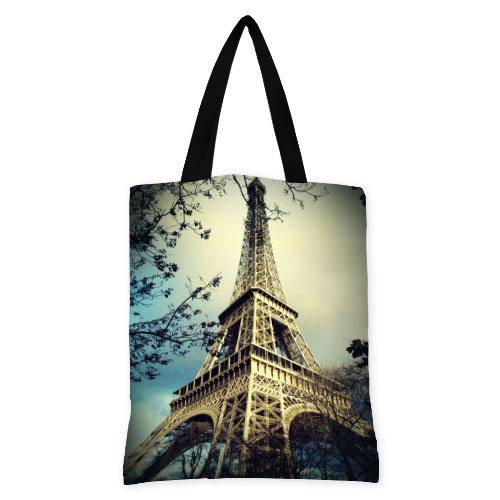 

Сумка женская тканевая Original Presentville Эйфелева башня с низу 40x45 см