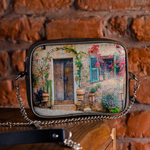 

Сумка на цепочке Cherie Presentville Итальянская улица 21x17x7 см