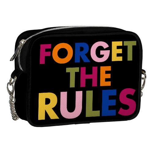 

Сумка на цепочке Cherie Presentville Forget the rules 21x17x7 см