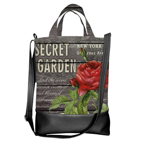 

Сумка городская City Presentville Secret garden 34х40х11 см