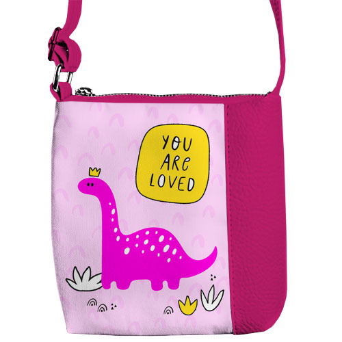 

Сумка детская Little prince/princess Presentville You are loved динозаврик 18x18 см