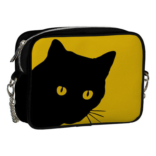 

Сумка на цепочке Cherie Presentville Черная кошка 21x17x7 см