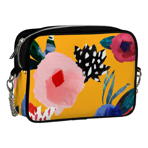 

Сумка на цепочке Cherie Presentville Цветы, акварель 21x17x7 см