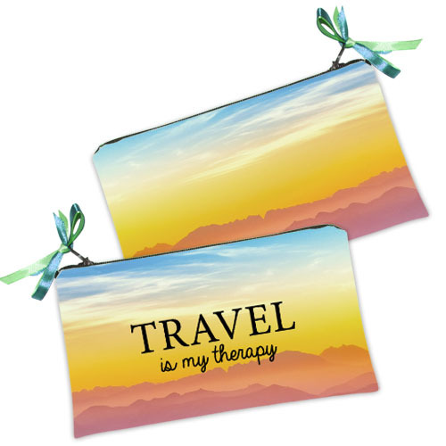 

Косметичка женская Presentville Travel is my therapy 20x12 см