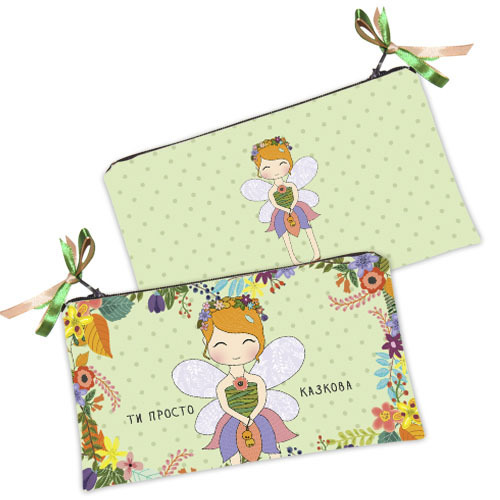 

Косметичка женская Presentville Ти просто казкова 20x12 см