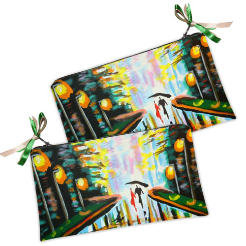 

Косметичка женская Presentville Love art 20x12 см
