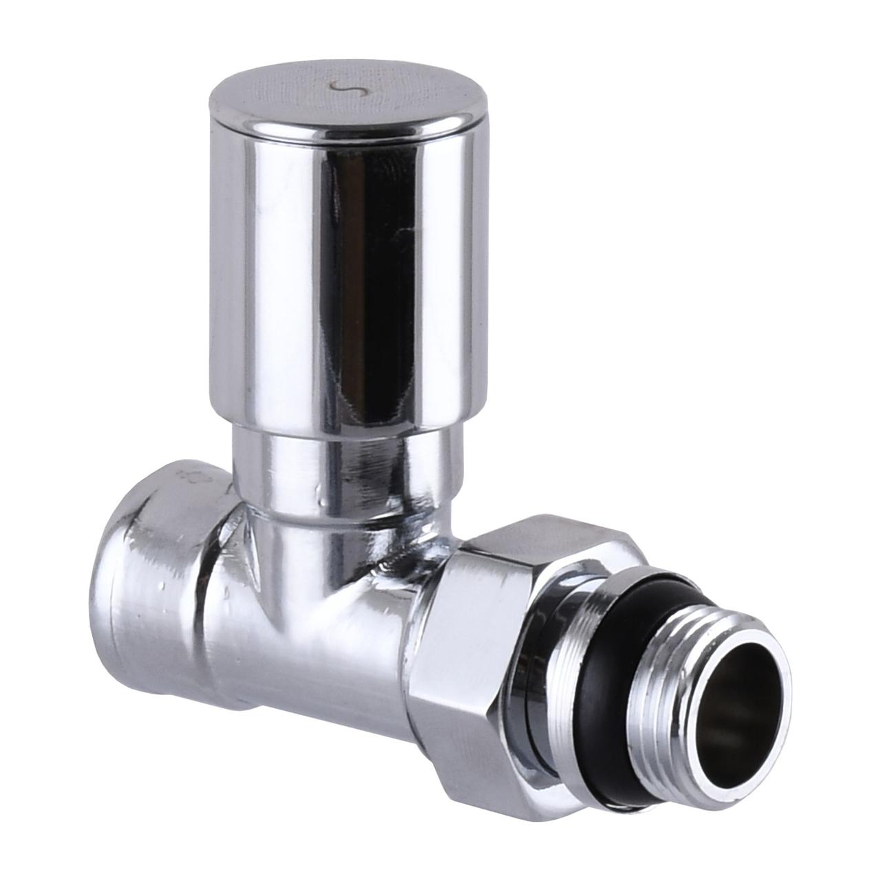 

Кран вентильный прямой с американкой 1/2" CHROM 1875 вент Solomon (000015809)