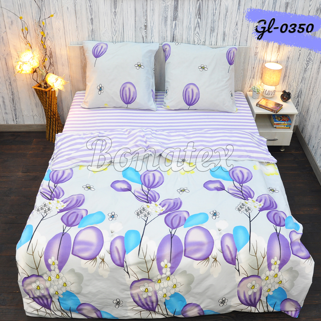 

Комплект постільної білизни BonaVita двоспальний бязь Happiness 180х215 (341-0350)