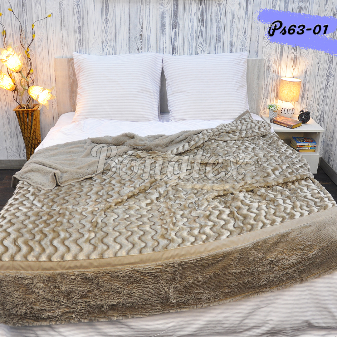 

Покривало Норка Koloco 200x230 Капучино (PS63-01)