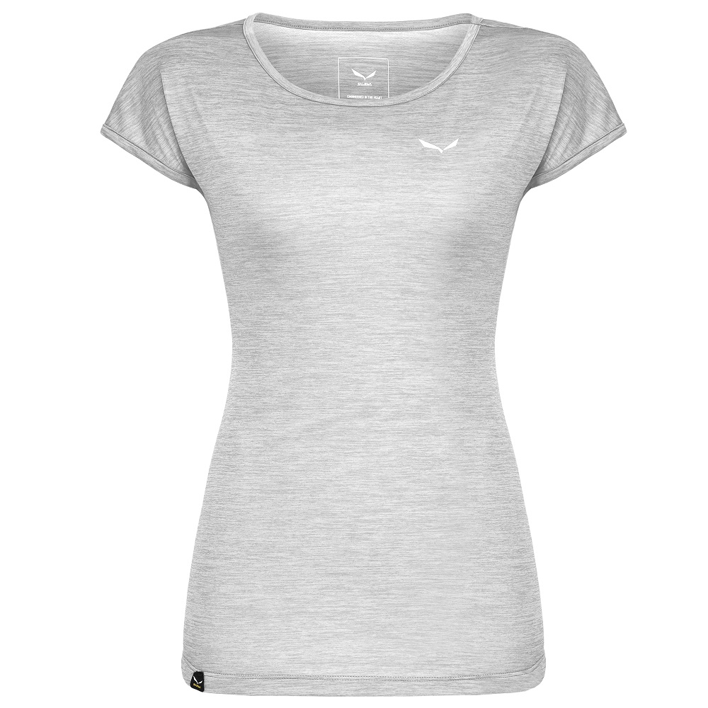 

Футболка Salewa Puez Melange Dry Wmn жіноча XS біла