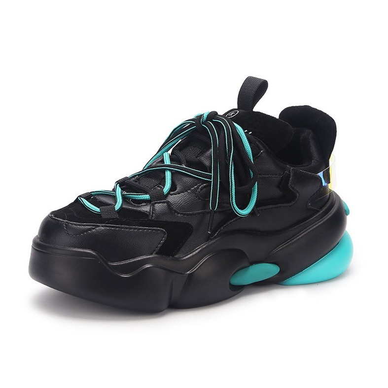 

Кроссовки женские ugly sneakers Azure neon Berni Fashion (39) Черный