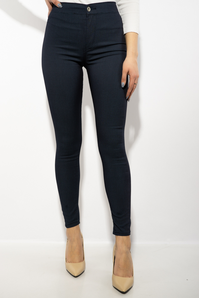 

Брюки женские 623F1287 модель Skinny (Черно-синий) 38
